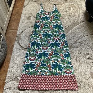 Tommy Bahama Small Tropical Print Maxi Dress Summer